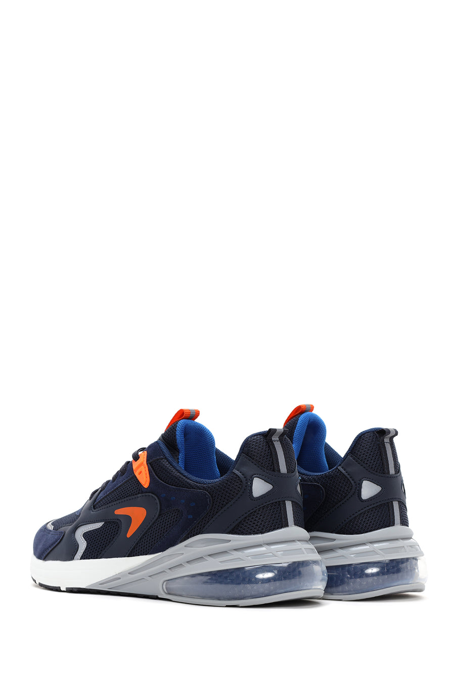 Men's Navy Blue Suede Detailed Sneaker