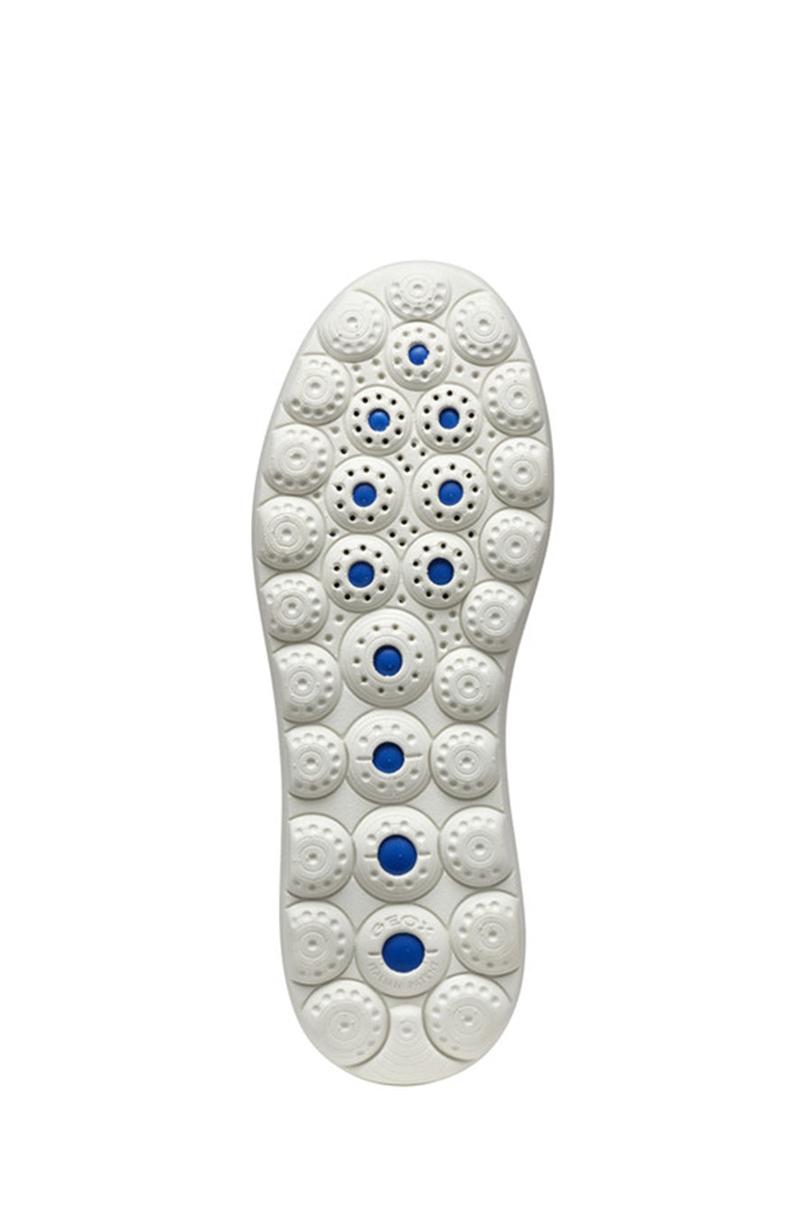 Geox Kadın Mavi D Spherica Ec4.D - Em. Tex + Sy Bağcıklı Desenli Kalın Tabanlı Sneaker
