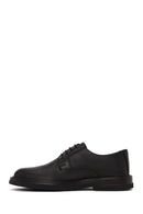 Male Black Lace-Up Leather Casual Shoes | Derimod