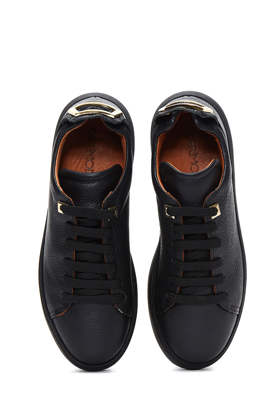 Kadın Siyah Deri Sneaker