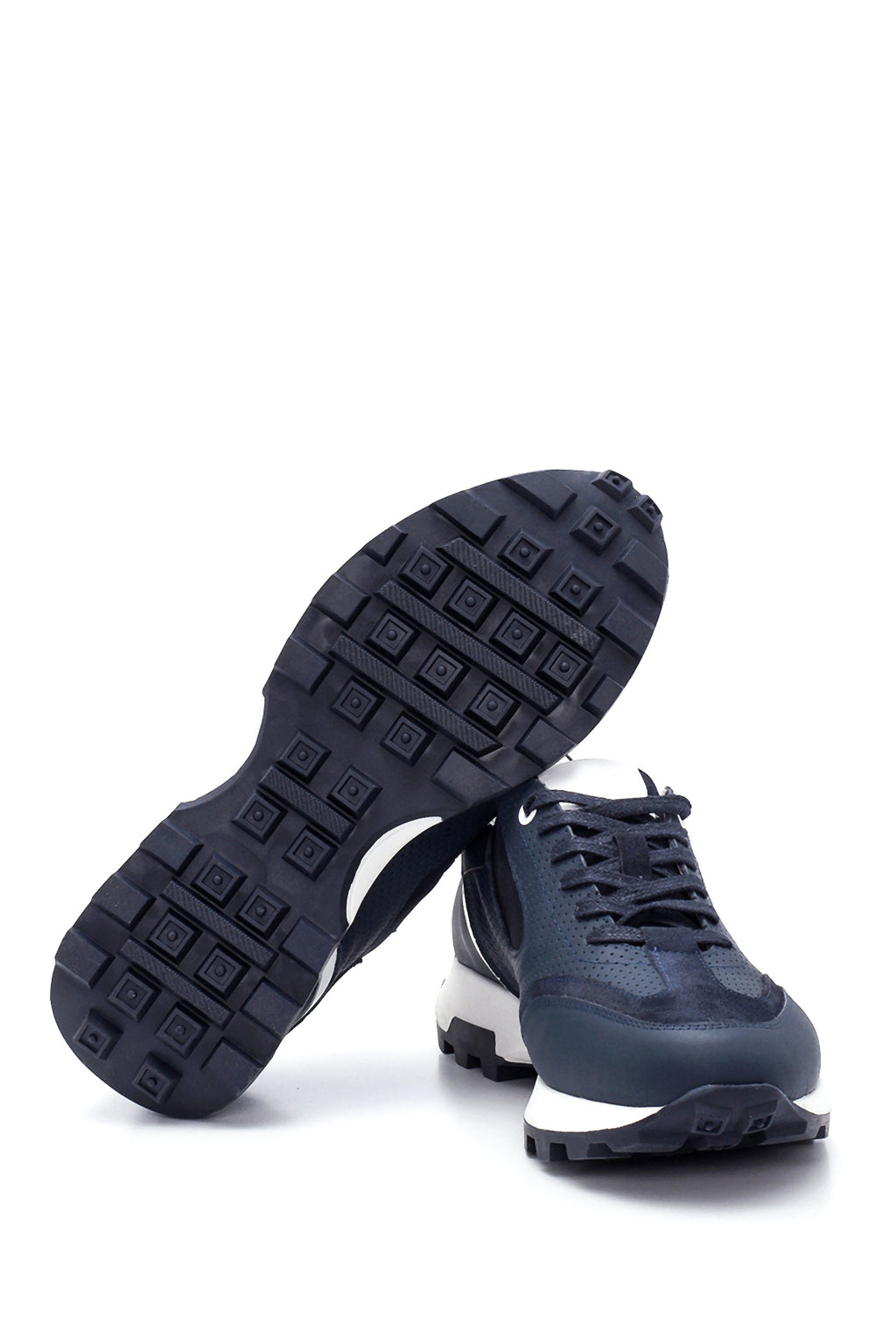 Erkek Deri Desenli Sneaker