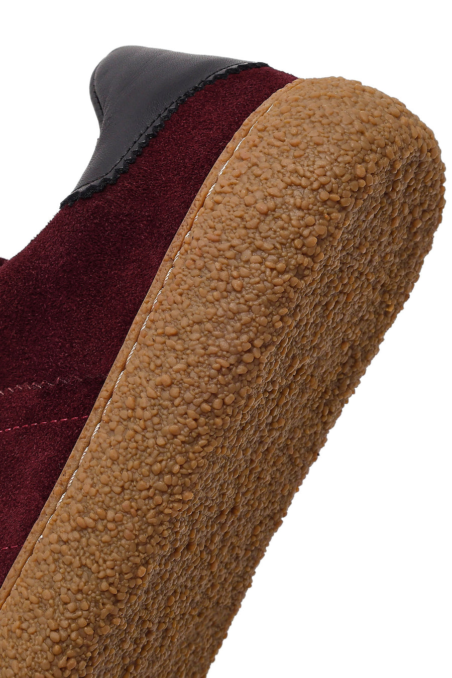 Kadın Bordo Süet Deri Sneaker