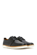 Men's Black Lace-up Leather Casual Shoes | Derimod
