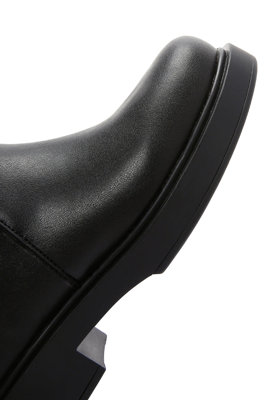 Women's Black Zippered Casual Boots