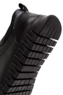 Derimod Fly Erkek Siyah Bağcıklı Deri Casual Sneaker | Derimod