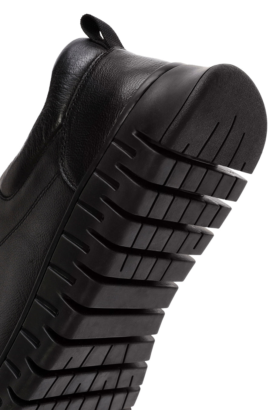 Derimod Fly Erkek Siyah Bağcıklı Deri Casual Sneaker