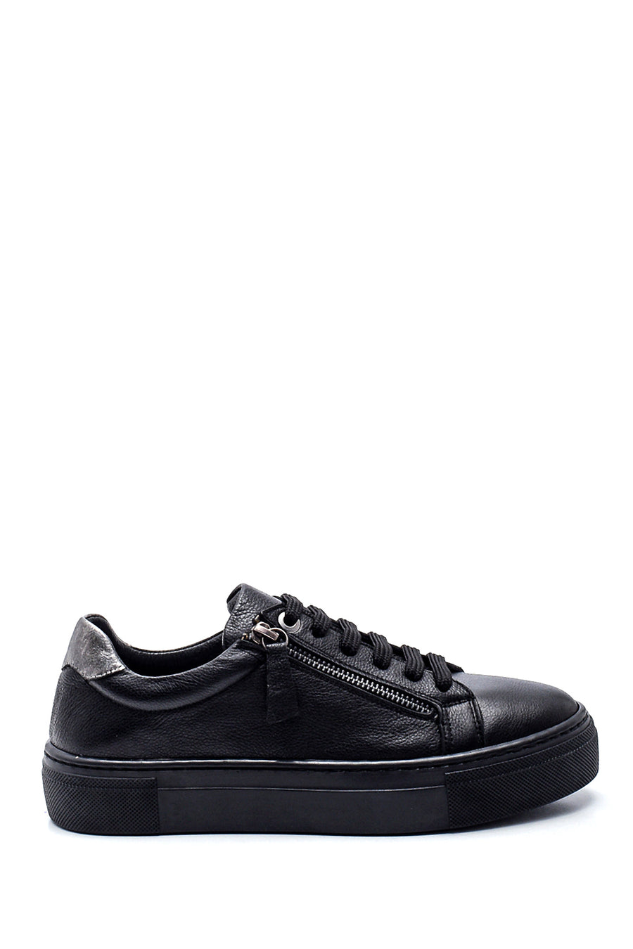 Kadın Deri Fermuarlı Sneaker 21WFD1339FT | Derimod