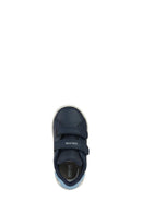 Geox Erkek Bebek Lacivert Eclypera Bantlı Deri Sneaker | Derimod