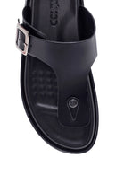 Men's Leather Flip Flops | Derimod
