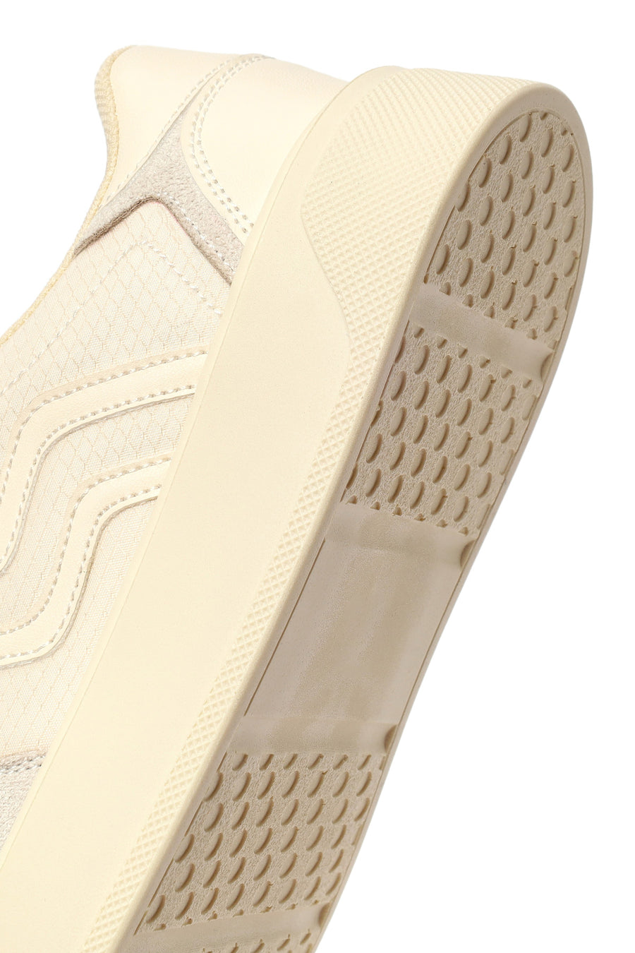 Kadın Bej Bağcıklı Sneaker