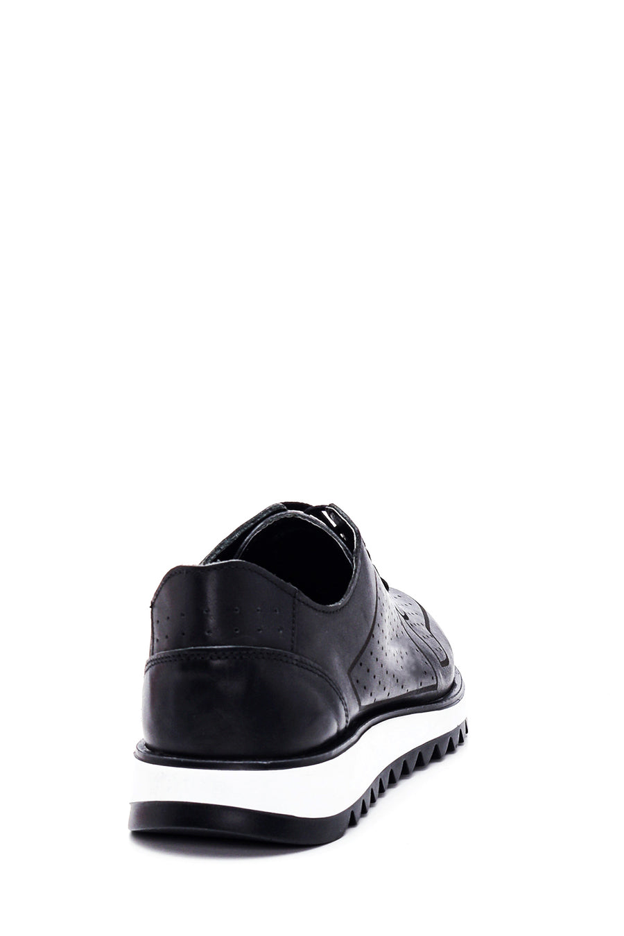 Erkek Deri Delikli Sneaker