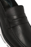 Erkek Siyah Deri Casual Loafer | Derimod