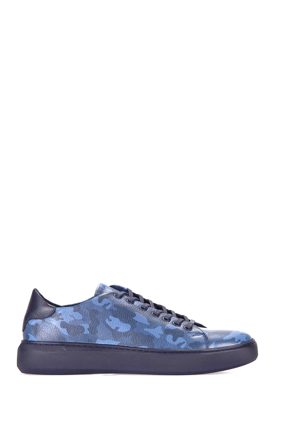 Kamuflaj Desen Erkek Deri Sneaker