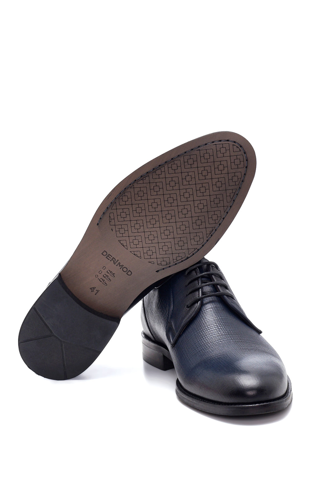 Erkek Deri Baskılı Klasik Ayakkabı