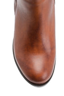 Women's Quilted Leather Boots | Derimod