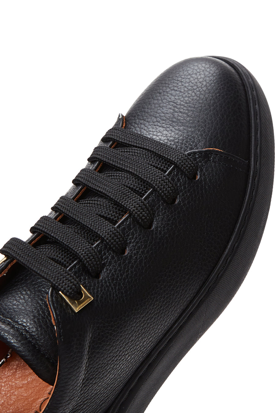 Kadın Siyah Deri Sneaker