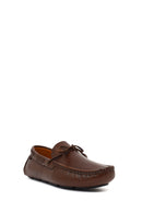 Men's Brown Leather Casual Loafer | Derimod