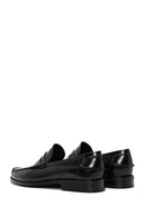 Erkek Siyah Rugan Deri Klasik Loafer | Derimod