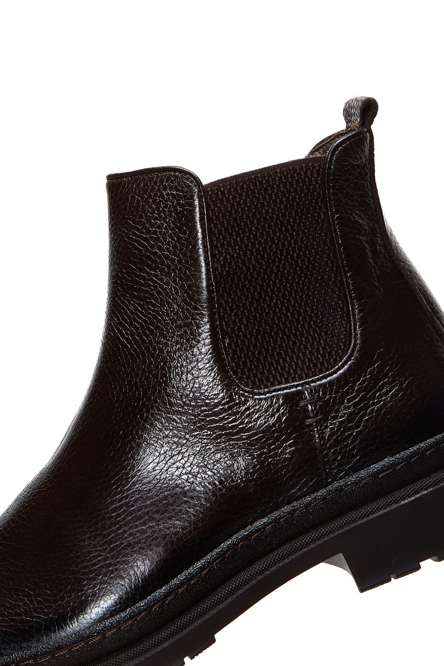 Men's Brown Leather Casual Chelsea Boots
