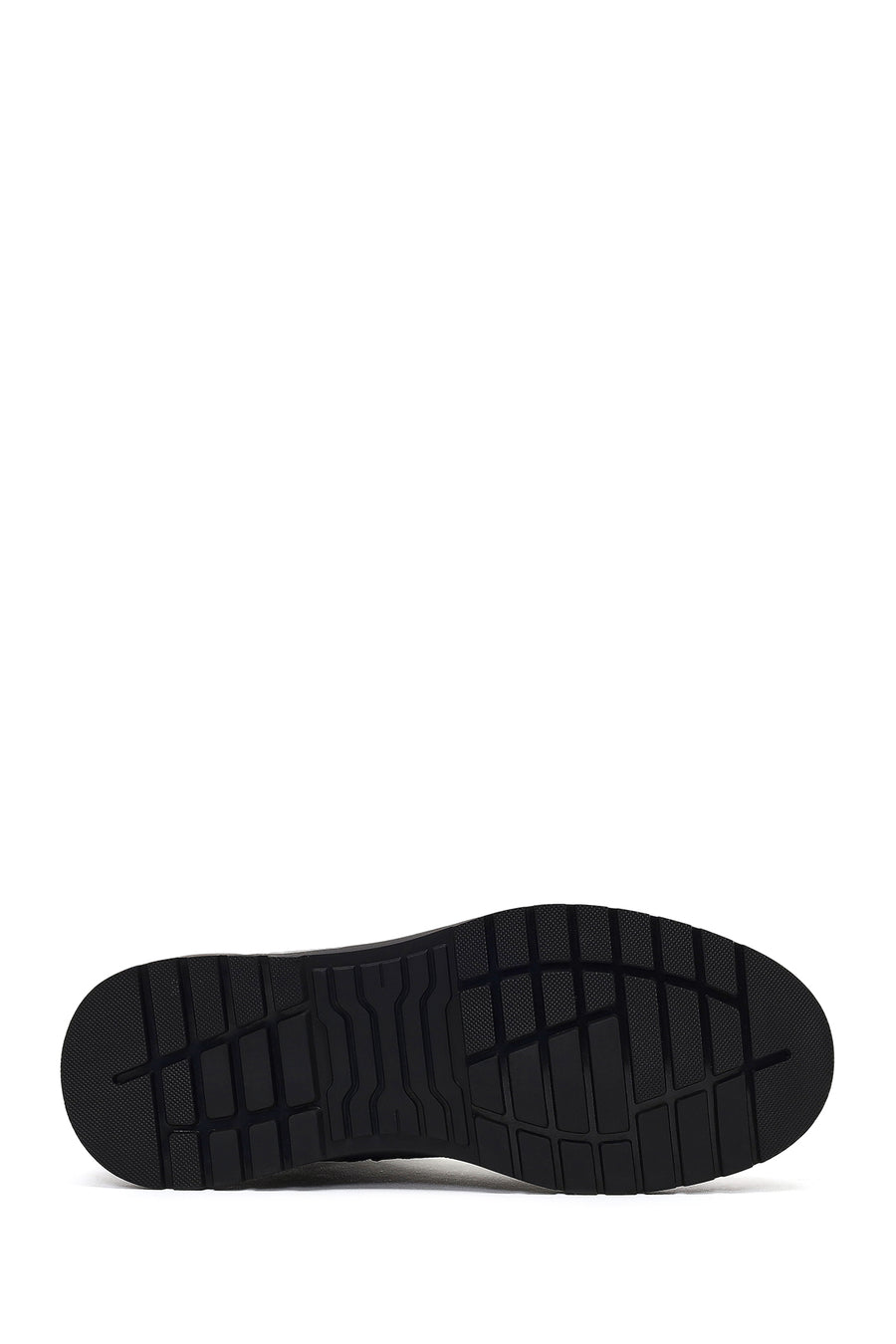 Men's Black Zippered Leather Boot
