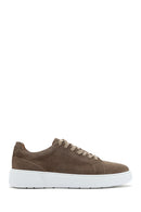 Male Beige Lace-up Suede Leather Sneaker | Derimod