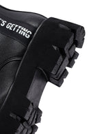 Women's Black Zippered Casual Boots | Derimod