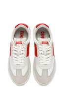 Camper Women's White Pelotas XLite Lace-Up Leather Sneaker | Derimod