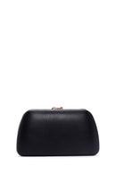 Women's Black Long Chain Strap Evening Mini Clutch Bag | Derimod