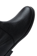 Women's Black Classic Leather Boots | Derimod