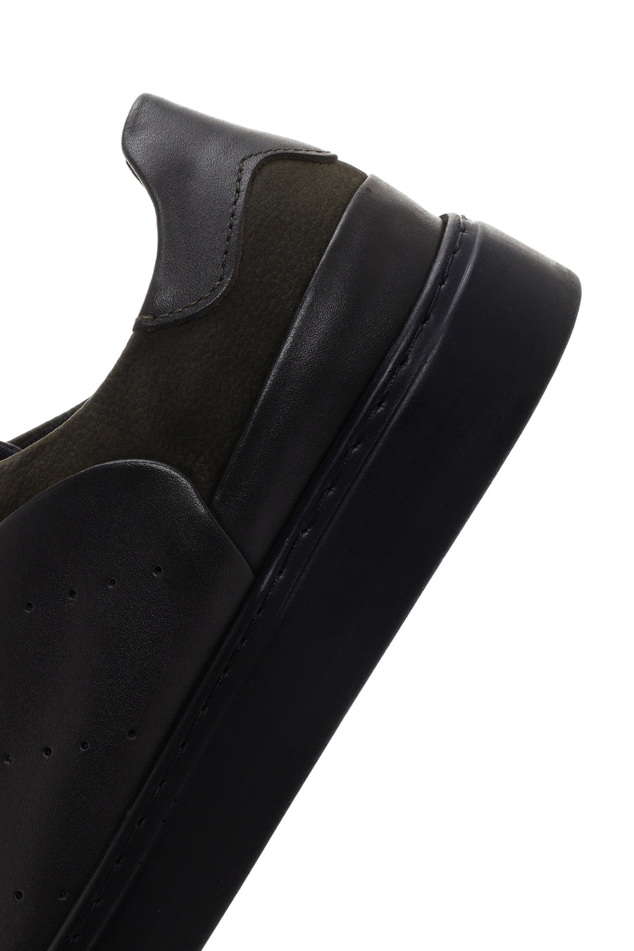 Erkek Yeşil  Deri Sneaker