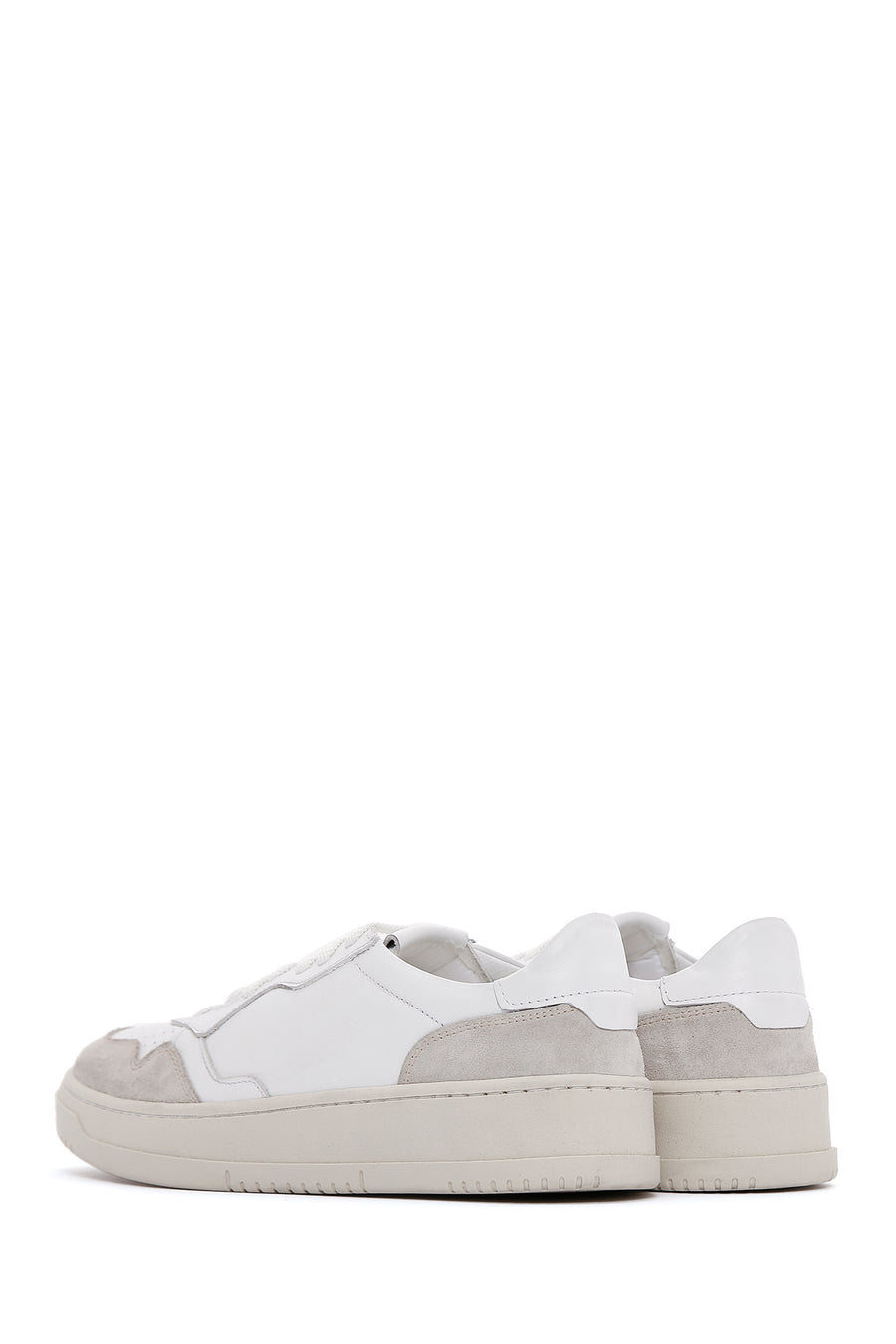 Erkek Beyaz Deri Sneaker