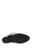 Women's Black Thick Heel Leather Boots | Derimod