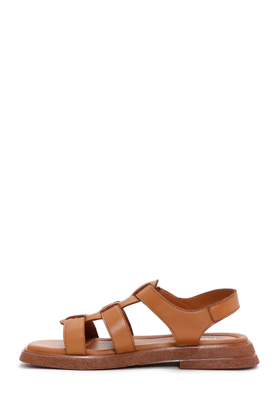 Women's Tan Leather Comfort Sandals