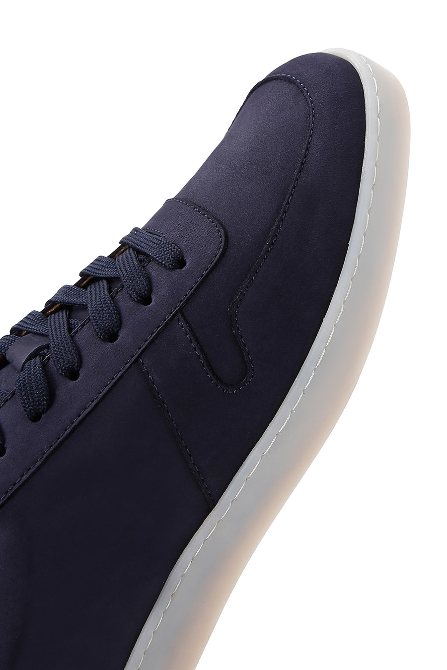 Erkek Lacivert Nubuk Deri Sneaker