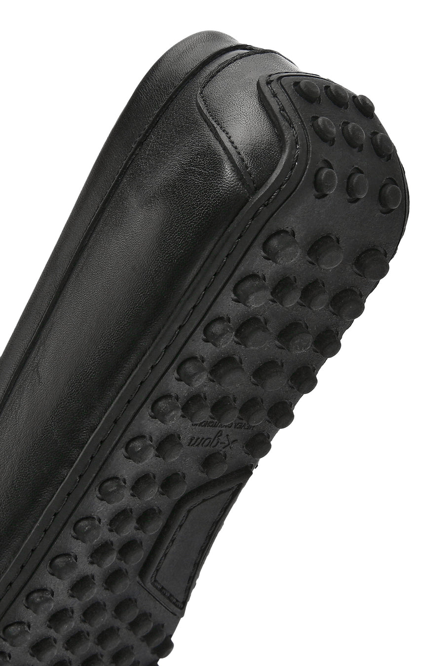 Erkek Siyah Tokalı Deri Loafer