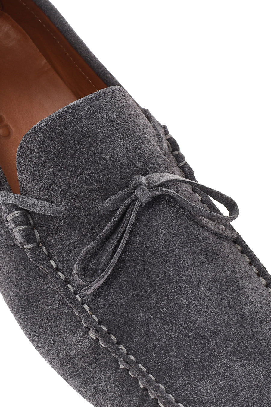 Men's Gray Suede Leather Loafer