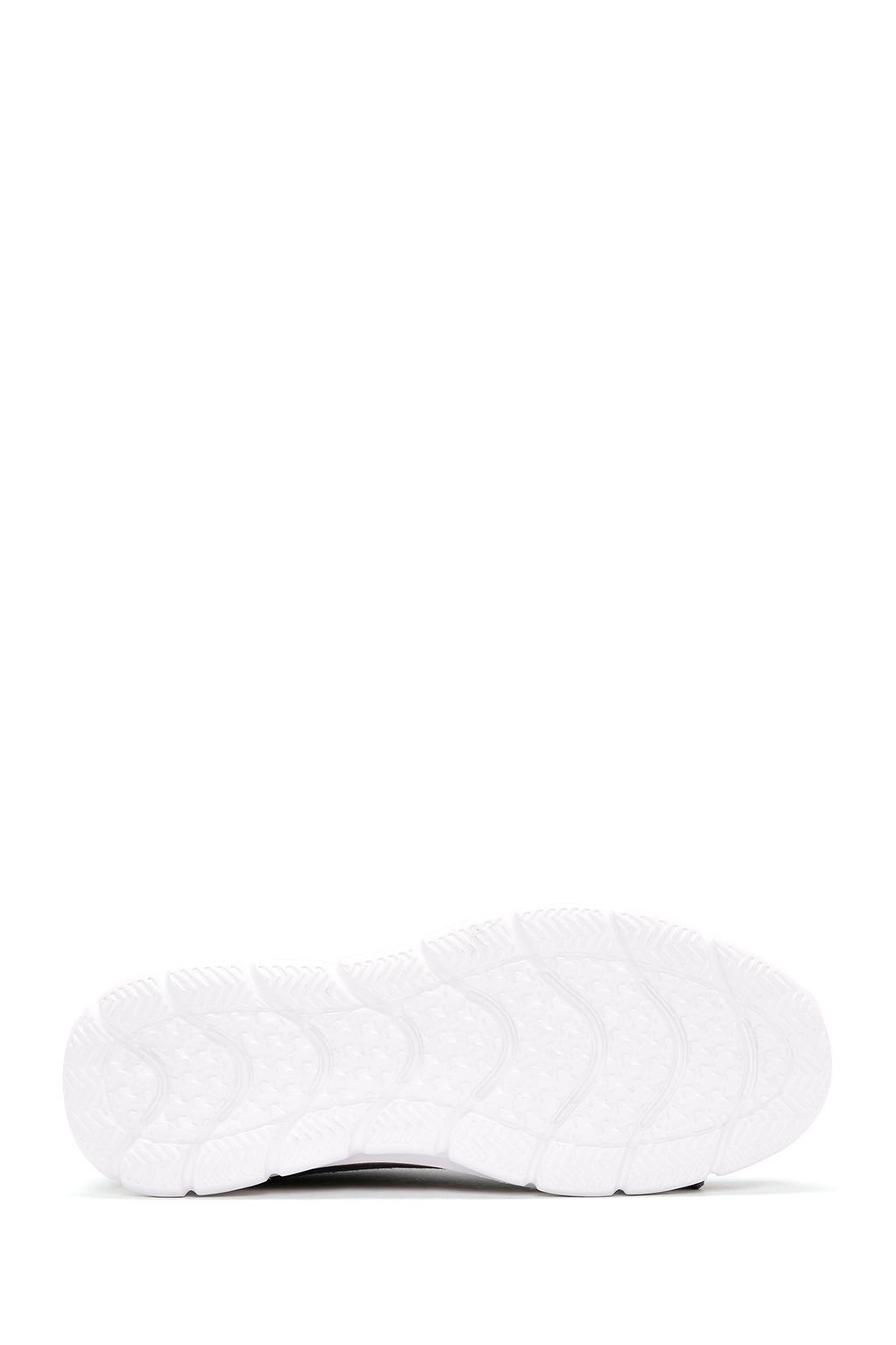 Erkek Lacivert Bağcıklı Kalın Tabanlı Kumaş Sneaker