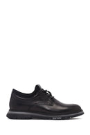Male Black Lace-up Leather Casual Shoes | Derimod
