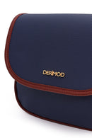 Woman Navy Long-Strap Crossbody Bag | Derimod