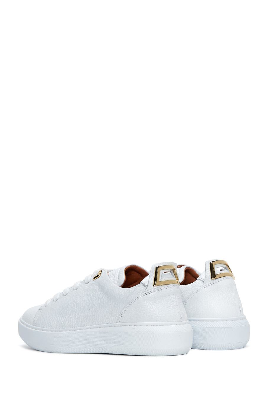 Kadın Beyaz Deri Sneaker