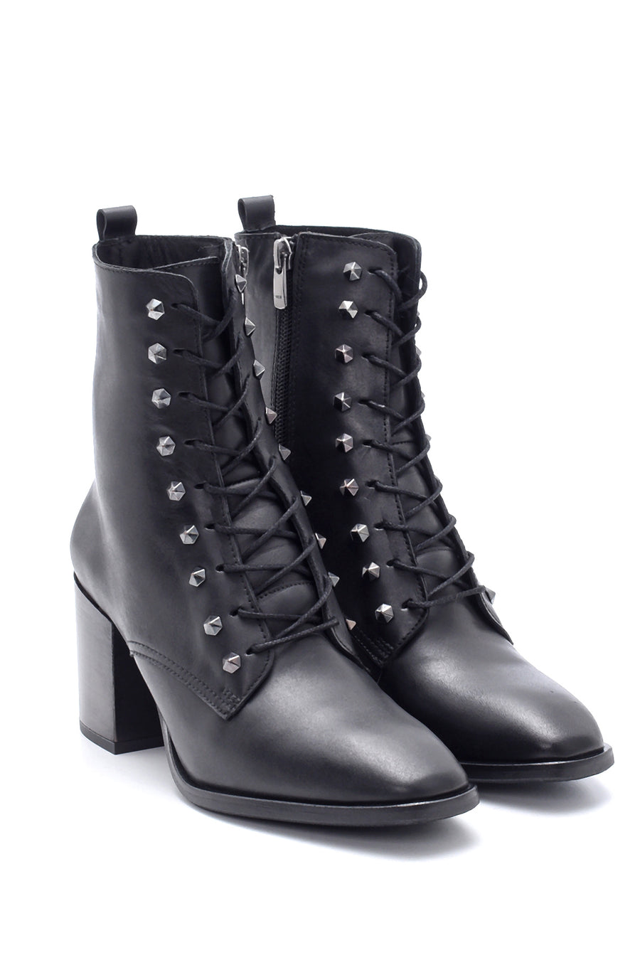 Women's Leather Heeled Boots