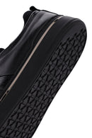 Erkek Siyah Deri Sneaker | Derimod