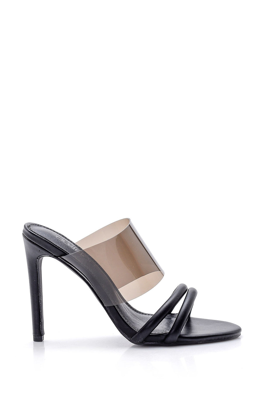 Women's Transparent Detailed Heeled Slippers
