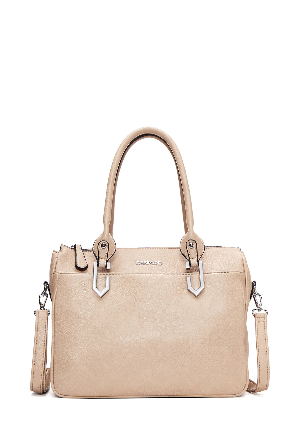 Kadın Vizon Uzun Askılı Baskılı Kol Çantası
