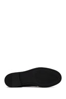 Woman Black Leather Loafer | Derimod