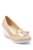 Women's Patent Leather Wedge Heeled Shoes | Derimod