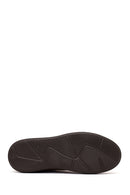 Male Brown Lace-Up Thick-Soled Suede Leather Sneaker | Derimod