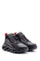 Women's Sole Detailed Leather Sneaker | Derimod
