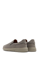 Erkek Gri Nubuk Deri Comfort Loafer | Derimod