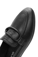 Kadın Siyah Deri Maskülen Loafer | Derimod